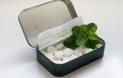 candies, measure, menthol, nature, leaves, box, expanded, cold, mints
